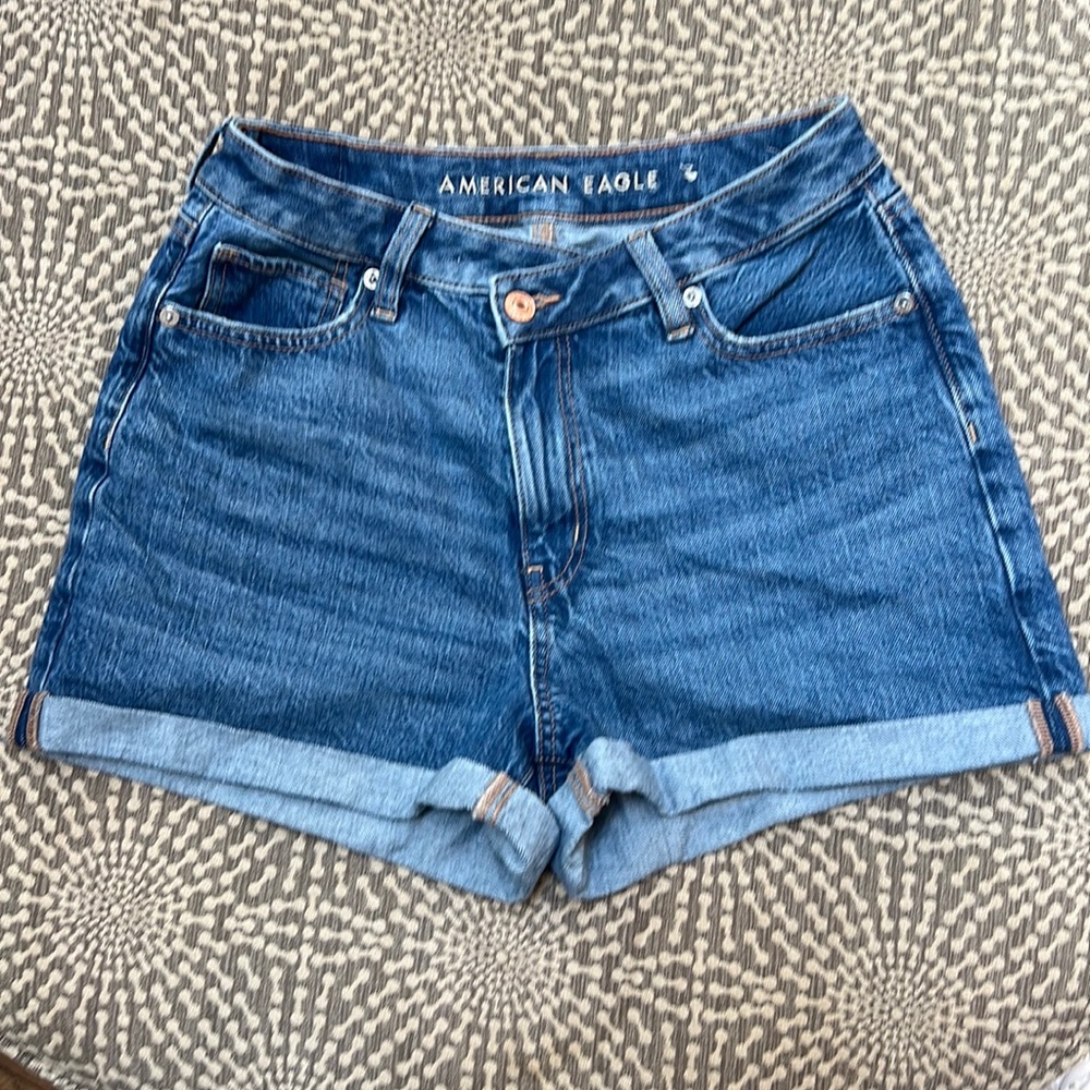 AEO denim shorts